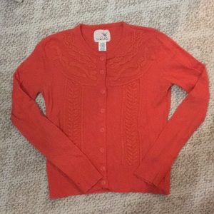 Anthropologie Tabitha Embroidered Cardigan Large